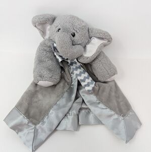 Bearington Baby Lovey Elephant Plush Security Blanket